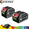 Makita Batteria ricaricabile agli ioni di litio 20V 18V 21V per Makita 18V Serie B Utensili elettrici Smerigliatrice angolare Sega elettrica Avvitatore a percussione