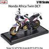 Maisto 1:18 Honda Africa Twin DCT pressofusione modello di moto collezione in lega hobby giocattolo regalo moto fuoristrada