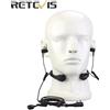 Retevis ETK007 H777 Walkie Talkie Accessori Gola regolabile Microfono Dito PTT Due auricolari per Baofeng UV5R Retevis RT22 RT3S