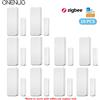 ONENUO ZigBee Sensore per porte e finestre APP eWeLink Protezione di sicurezza domestica intelligente Rilevatore di porte aperte e chiuse per Alexa Google Yandex Alice