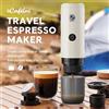 i Cafilas Macchina da caffè Espresso portatile da viaggio per auto e casa Caffettiera da campeggio 2 in 1 Capsule in polvere Nespresso o Dolce Gusto