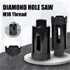 SHENSEN 1Pc M10 6-100mm Punta da trapano a secco con nucleo brasato diamantato per piastrelle in porcellana Marmo Vetro Granito Foro per sega da taglio