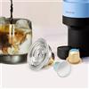 i Cafilas Adattatore per capsule riutilizzabili per macchina Vertuoline e Vertuo Next Pop compatibile con capsule di caffè originali Nespresso