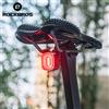 ROCKBROS Luce freno per bicicletta intelligente IPx6 Fanale posteriore Tipo-C Luce posteriore per bici Arresto automatico LED Avvertimento di guida Luce di sicurezza per ciclismo