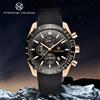 PAGANI DESIGN Pagane Design 2026 Nuovo Orologio da Uomo al Quarzo Cronografo di Lusso in Acciaio Inossidabile con Zaffiro Impermeabile 3 Bar Luce Notturna C3 Casual