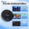OTTOCAST Nuovo P3 Lite OttoAiBox Wireless CarPlay Android AI Box per Youtube per TikTok Accessori Auto per OEM CarPlay Auto Regalo