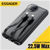 Essager Power Bank 30000mAh 22.5W PD Caricabatteria portatile Powerbank a ricarica rapida per iPhone 15 14 13 12 Pro Max Huawei