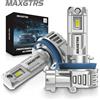 MAXGTRS 2 pezzi super luminosi 14000LM H8 H11 H10 LED CSP chip lampadine per fari auto HB4 9006 H9 9005 HB3 LED fendinebbia 6500K bianco 3000K