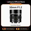 7artisans 50mm F1.2 APS-C Telaio Manuale Prime Obiettivo della fotocamera ad ampia apertura per Sony E Alpha 7IINikon Z Fuji X-T5 Olympus M4/3 Mount