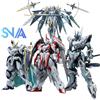 Bandai Kit modello SNAA 1/100 NETHER EMPEROR e 1/144 SOUL SPEAR-LAMORAK/Percival/Tristan/Achille Assemblaggio multi-versione altamente dettagliato