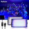 PARKSON 50W 100W 150W 395nm UV LED Stage Blacklight 220V Effetto ultravioletto Luce di inondazione Lampada fluorescente ultravioletta Luce da palcoscenico per feste