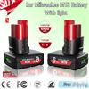 Turpow Nuovo 6.0Ah 12V Per Milwaukee M12 Batteria Con luce Ricaricabile Per M12 Caricatore Strumento 48-11-2402 48-11-2411 48-11-2401MIL-12A-LI