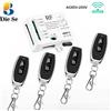 Diese Telecomando universale senza fili RF433Mhz AC 110V 220V 2CH 10A Ricevitore relè Trasmettitore AB per porta elettrica leggera Motore tv