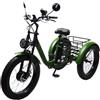 Daibot 24 pollici 3 ruote Fat Tire bici da carico elettrica da montagna per uomo 48v 750w potente triciclo elettrico per adulti batteria rimovibile