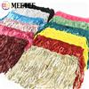 Meetee 1-10 Metri 17 centimetri Paillettes Nappa Del Merletto Trim Per Cucire Latino Spettacolo Vestito Vestiti Glitter Frangia Decor Nastro Artigianato FAI DA TE accessori