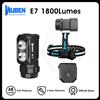 WUBEN E7 Torcia Mini Ricaricabile 1800 Lumen, 6 Modalità, Torcia EDC, Ricarica Tipo-C, LED IPX8, Torcia Tascabile