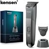 kensen Rasoio Elettrico Kensen S25 per il Corpo Maschile con Base, Regolabile, per Taglio Capelli e Barba