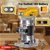vilasting Trimmer elettrico senza spazzole Macchina per la lavorazione del legno Router di legno Fresatura Incisione Stozzatrice Fit Dewalt 18V Batteria