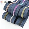 Meetee 10-50M 5 # Cerniera da cucito Cerniere in nylon denim Nastro a catena da metri per borse per vestiti Riparazione di cerniere Accessori fai da te artigianali su misura