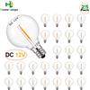 Grensk Lampadina a LED G40 a bassa tensione da 12 Volt 1W DC12V 24V E12 Lampadine di ricambio in plastica di vetro RV Cabina per barche Sistema di luce fuori rete