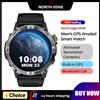 NORTH EDGE GPS Sport Smart Watch 1.43 '' Display Amoled AOD Orologio da uomo Chiamata Bluetooth Altitudine Barometro Bussola IP68 Impermeabile