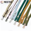 Meetee 1-5 pezzi 5 # Cerniere in metallo Cerniera aperta a doppio cursore da 70/90/120 cm per piumino Chiusura automatica con chiusura a zip Accessorio per cucire indumenti