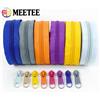 Meetee 3 # 5 # Meetee 3/5/10M Nastro per cerniera in nylon arcobaleno con cerniere Slider Decor Kit di riparazione per chiusura con cerniera Borsa Accessori per cucire indumenti