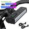NEWBOLER Luce per bicicletta anteriore 10000 lumen Luce per bici 10000mAh Torcia impermeabile Ricarica USB Accessori per lampade per ciclismo su strada MTB