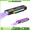 Wurkkos Torcia Multifunzionale EDC Wurkkos HD01 UV 1200 Lumen con Luce UV 365nm, Luce Bianca Diffusa 90CRI e Luci Laterali RGB