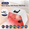 foreverlily Macchina fotonica LED a 7 colori con nano spray salone di bellezza uso domestico viso corpo maschera LED macchina PDT idratante per la pelle SPA cura della pelle