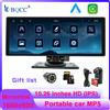 BQCC 10.26 pollici portatile per auto MP5 PLayer Mirrorlink Wireless Carplay Android Auto Car Stereo BT TF USB DVR retrovisore per universale