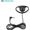 Retekess TT028 Auricolare a forma di D da 3,5 mm Auricolare con gancio per l'orecchio su un lato per sistema di guida turistica radio wireless T131/T131S