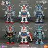 Bandai Disponibile Bandai Qmsv Mini Yuanzu Rx-78 Gundam Blind Box Figurine Figurine Modello mobile Regalo