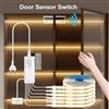 MALITAI Sensore di prossimità per porta intelligente Controllo LED sotto le luci dell'armadio 12V COB LED Strip Vetrina Lampada da guardaroba Retroilluminazione per la cucina della stanza