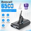 bonacell Per Dyson 21.6V 6500mAh Batteria di ricambio per Dyson SV10 V8 Assoluto Cord-Free Aspirapolvere portatile Dyson V8 Batteria