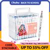Ohuhu Pennarelli Pennarelli da colorare a base d'acqua delicati sulla carta 60 colori Punte Fineliner a doppio pennello Pennarelli Libri da colorare Pennarelli artistici
