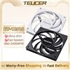 TEUCER UT-12015 Ventola per PC Ventola di raffreddamento ultrasottile da 120 mm Spessore 15 mm Ventola di raffreddamento silenziosa per CPU a 4 pin PWM 800-2400 giri/min