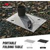 Naturehike X01 Tavolo pieghevole da esterno ultraleggero in lega di alluminio portatile da campeggio picnic escursionismo tavolini 30 kg portante