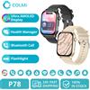 COLMI P78 AMOLED Smartwatch Display da 1,95 '' con torcia e chiamate vocali 100+ modalità sportiva Monitor sanitario Uomo Donna Smart Watch