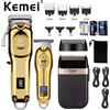 Kemei KM-2628 KM-678 KM-2024 Tagliacapelli elettrico professionale Barba Clipper Rasoio da uomo ricaricabile Kit tagliacapelli da uomo