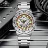 ADDIESDIVE orologio automatico scheletrato da uomo di lusso vetro zaffiro BGW9 orologio da sub luminoso 200m orologi meccanici analogici da uomo