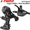 LTWOO A5 Cambio a Grilletto 1x9 Velocità + Deragliatore Posteriore, 9s per MTB Compatibile con ALIVIO / ACERA