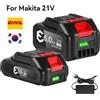 Makita Batteria Makita 21V 5S2P Li-ion 3000mah 6000mah 9000mah Ricarica rapida Certificata di sicurezza per utensili per trapano elettrico/driver