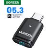 UGREEN USB C Tipo-C Trasmettitore Bluetooth 5.3 aptX HD AD Adattatore audio per PC Nintendo Switch Auricolare Altoparlante Microfono