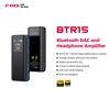 FiiO BTR15 Amplificatore per cuffie Bluetooth 5.1 Ricevitore DSD256 LDAC/aptX adattivo con 3,5 mm/4,4 mm