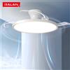 IRALAN Nuovo Ventilatore a Soffitto Ultra-Sottile con Luce LED Invisibile, 3 Pale Pieghevoli, Lampada a Sospensione per Cucina, Soggiorno, Ufficio