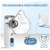 AiQUE Nebulizzatore Ricaricabile 3.5μm Display A LED Regolabile Medico Silenzioso Inalatore Ad Ultrasuoni Temporizzazione Dispositivo A Vapore Bambino Adulto