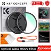 K&F CONCEPT Filtro MCUV K&F CONCEPT 49-82mm, Lenti Ottiche Ultra Sottili con Rivestimento Multistrato, Filtro per Fotocamera 49mm 52mm 55mm 58mm 62mm 67mm 77mm 82mm
