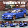 MAKEDA 1/32 Subaru Impreza WRX 22B STI JDM Giocattolo Modello di Auto Diecast In Metallo Veicolo In Miniatura Suono e Luce Tirare Indietro Collezione Regalo Del Capretto