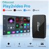 OTTOCAST Adattatore wireless CarPlay Android Auto Play2Video Pro Video Box Nuovi accessori per auto WiFi per Youtube per Netflix